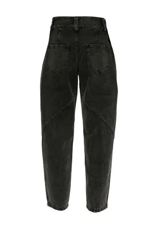 ISABEL MARANT Abbigliamento,Jeans Jeans Catarina in cotone grigio scuro 