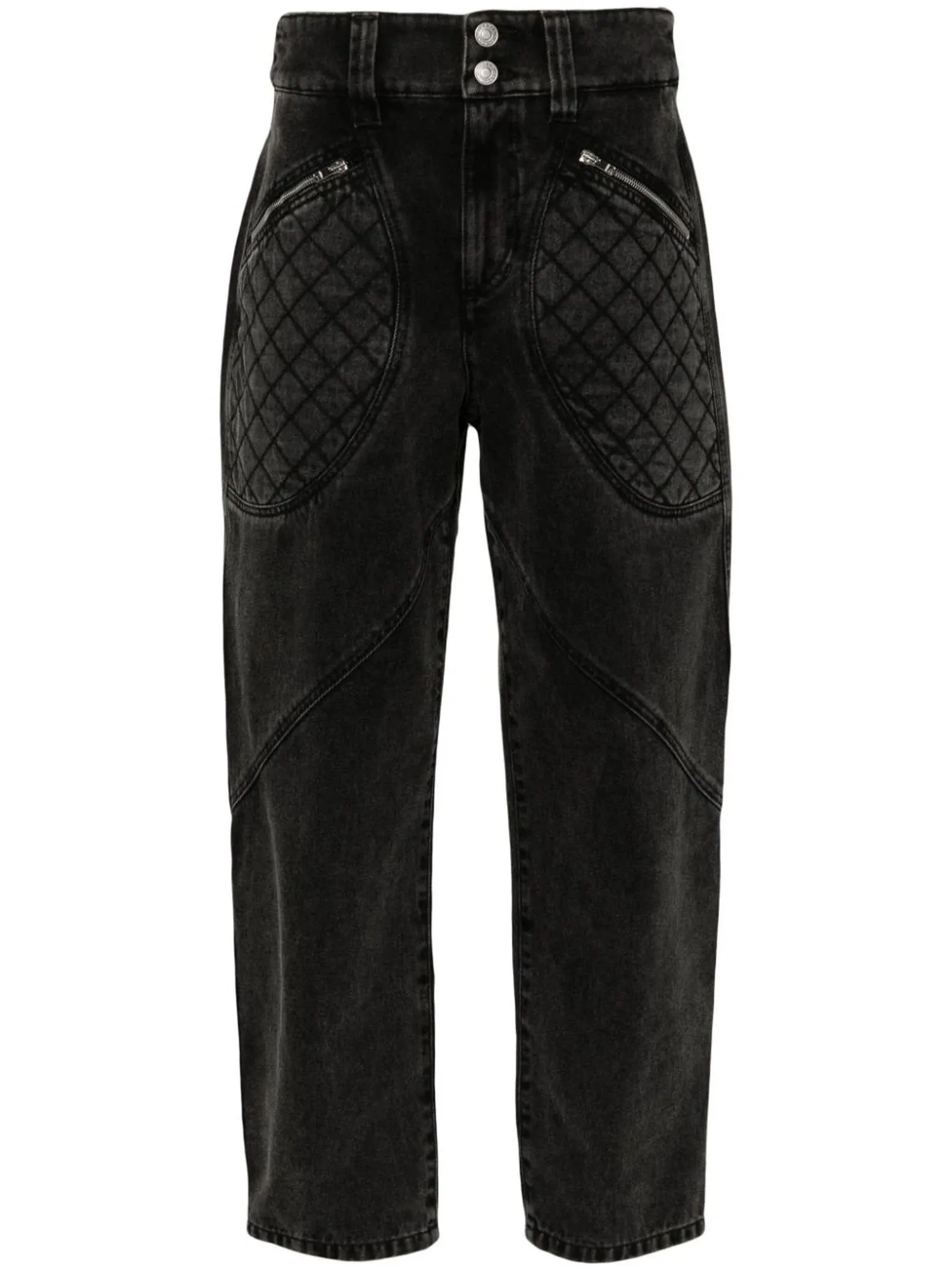ISABEL MARANT Abbigliamento,Jeans Jeans Catarina in cotone grigio scuro 
