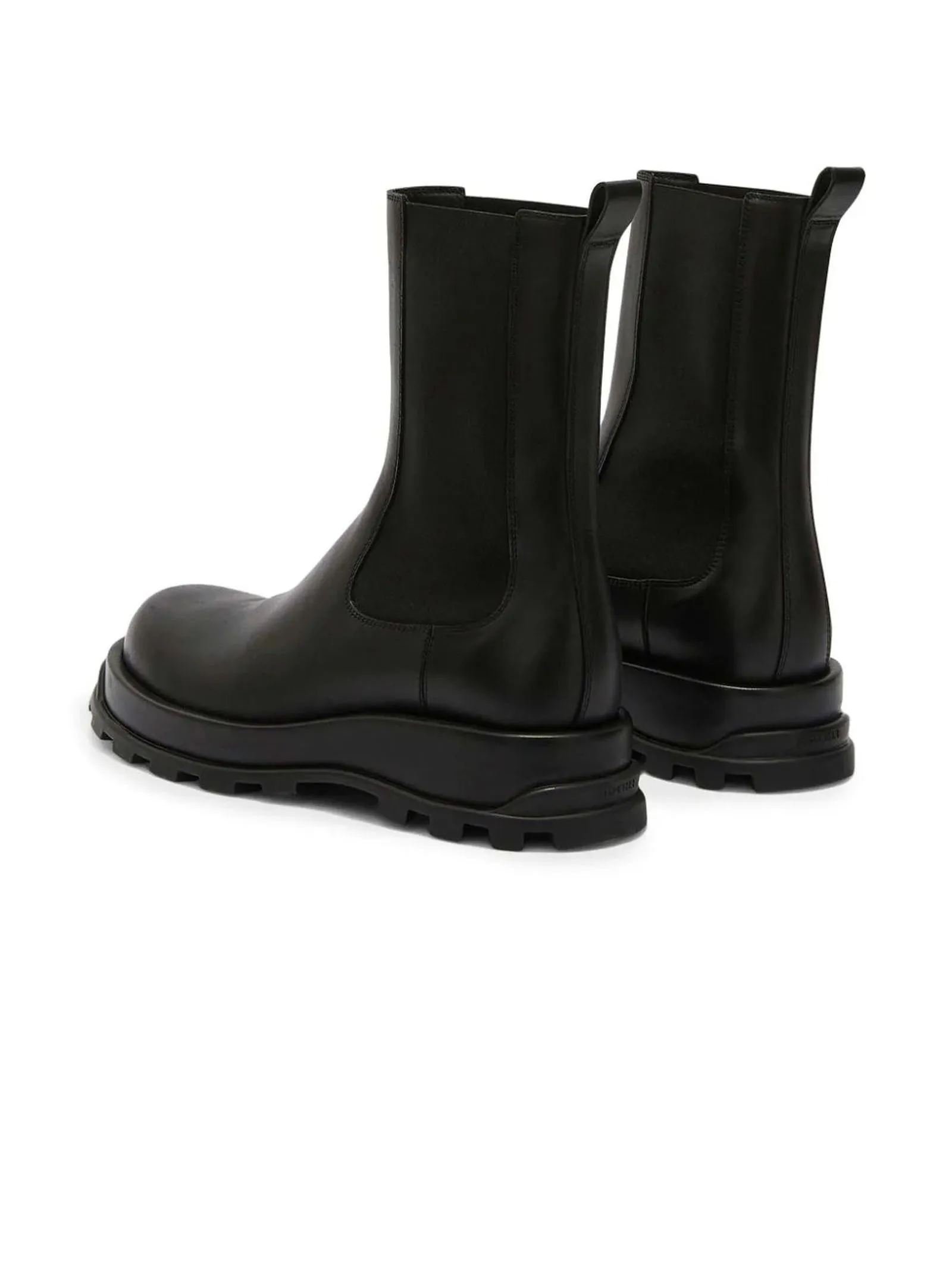 JIL SANDER Calzature,Stivali Stivaletti in pelle nero 
