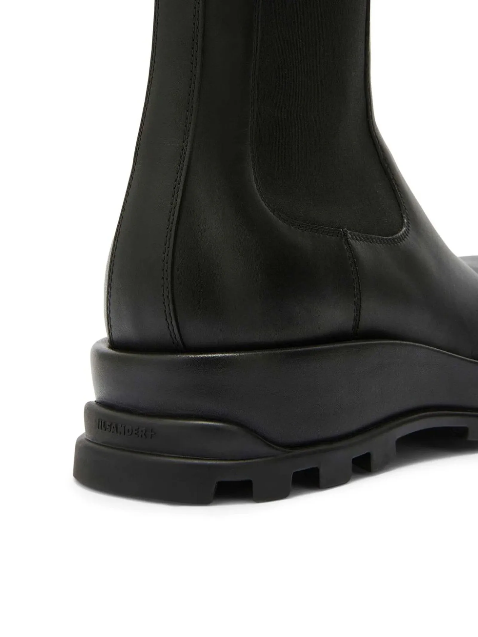 JIL SANDER Calzature,Stivali Stivaletti in pelle nero 