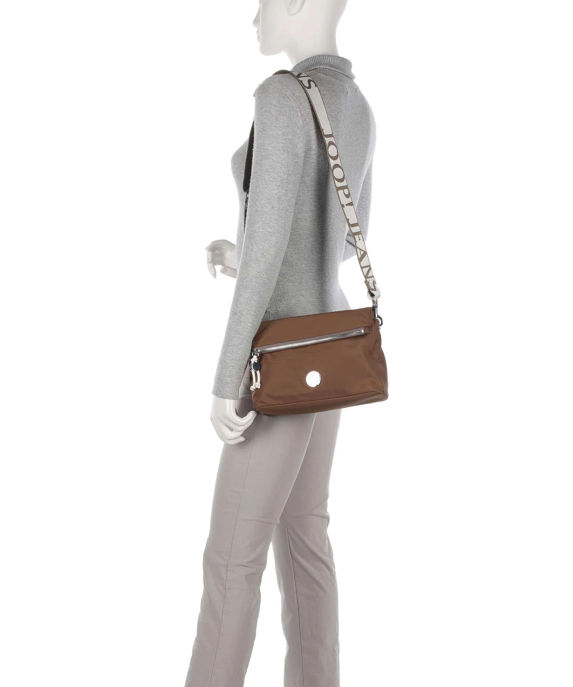 JOOP! Jeans Lietissimo Lani Borsa a tracolla nylon marrone  