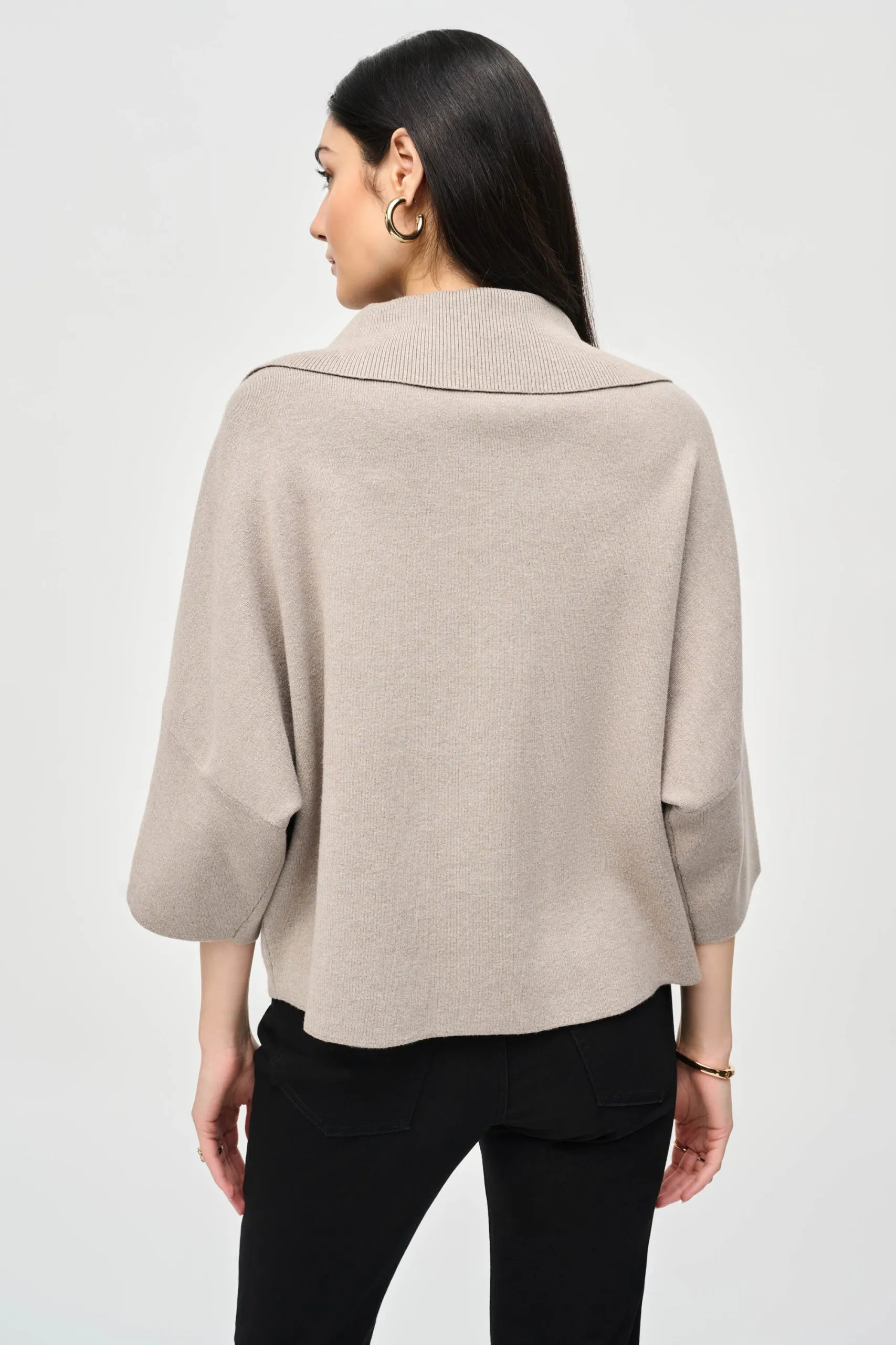 JOSEPH RIBKOFF Maglia donna zip over MAGLIONE TOP 243954