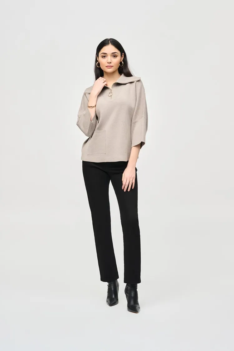 JOSEPH RIBKOFF Maglia donna zip over MAGLIONE TOP 243954