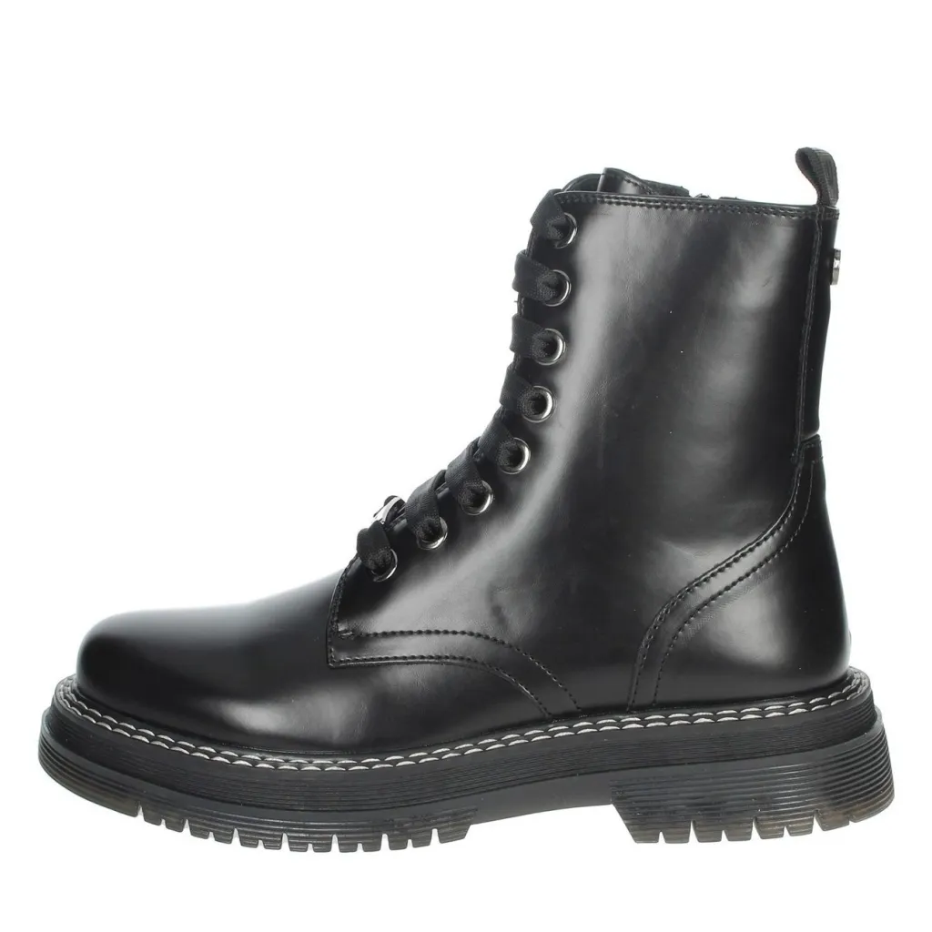 Keys  ---------    ------------ Scarpe Anfibio Donna Nero K5640 AI22