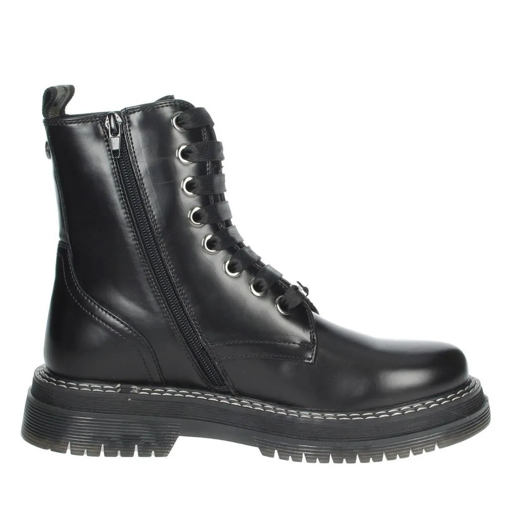 Keys  ---------    ------------ Scarpe Anfibio Donna Nero K5640 AI22