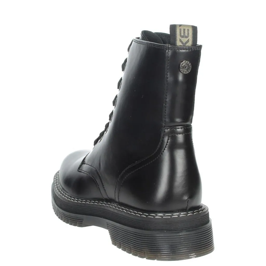 Keys  ---------    ------------ Scarpe Anfibio Donna Nero K5640 AI22
