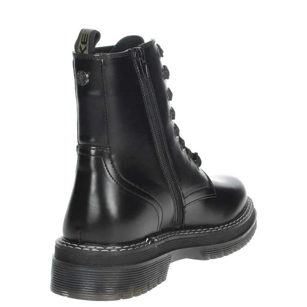 Keys  ---------    ------------ Scarpe Anfibio Donna Nero K5640 AI22