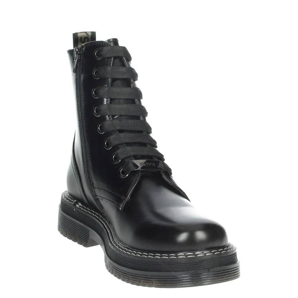 Keys  ---------    ------------ Scarpe Anfibio Donna Nero K5640 AI22