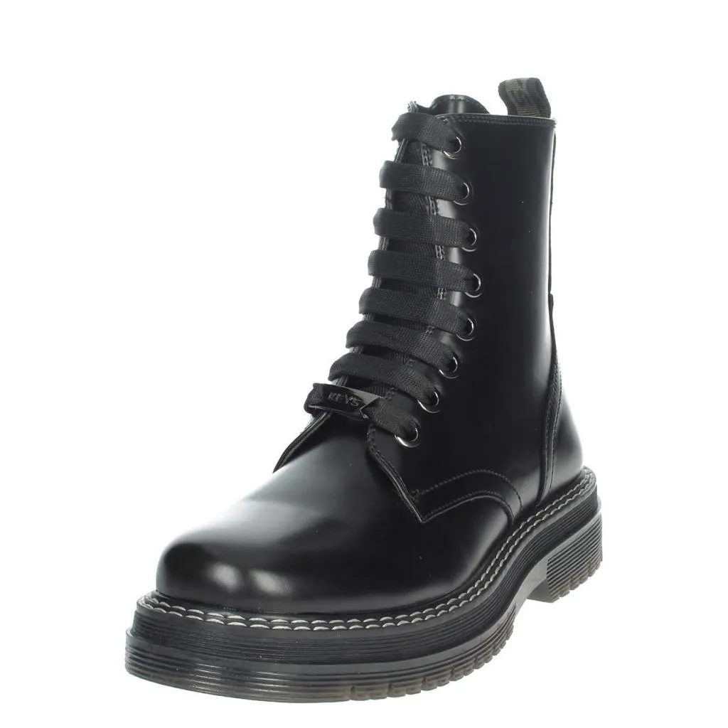 Keys  ---------    ------------ Scarpe Anfibio Donna Nero K5640 AI22