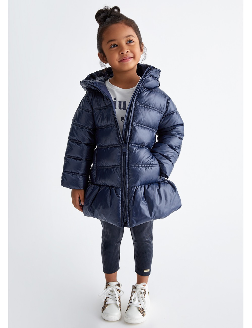 KF3014 Q9436 PANTALONE IN JERSEY LUCIDO LIU JO GIRL BAMBINA PANTALONI KIDS