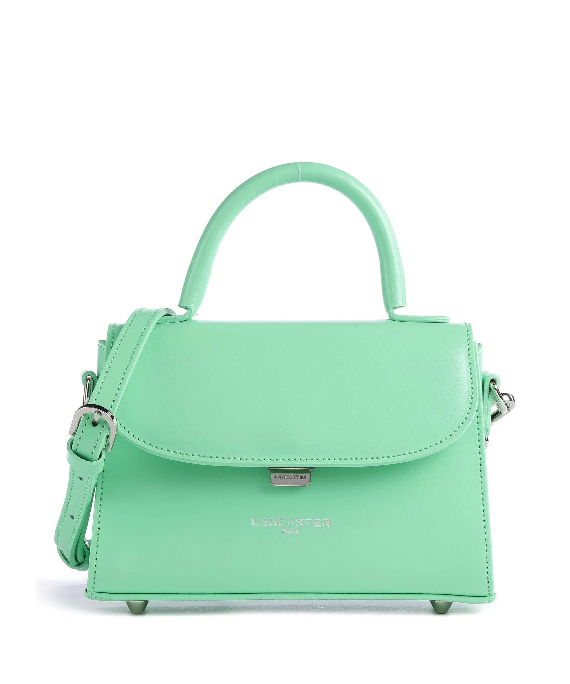  Lancaster Suave Even Borsa a mano pelle di vacchetta liscia verde chiaro  