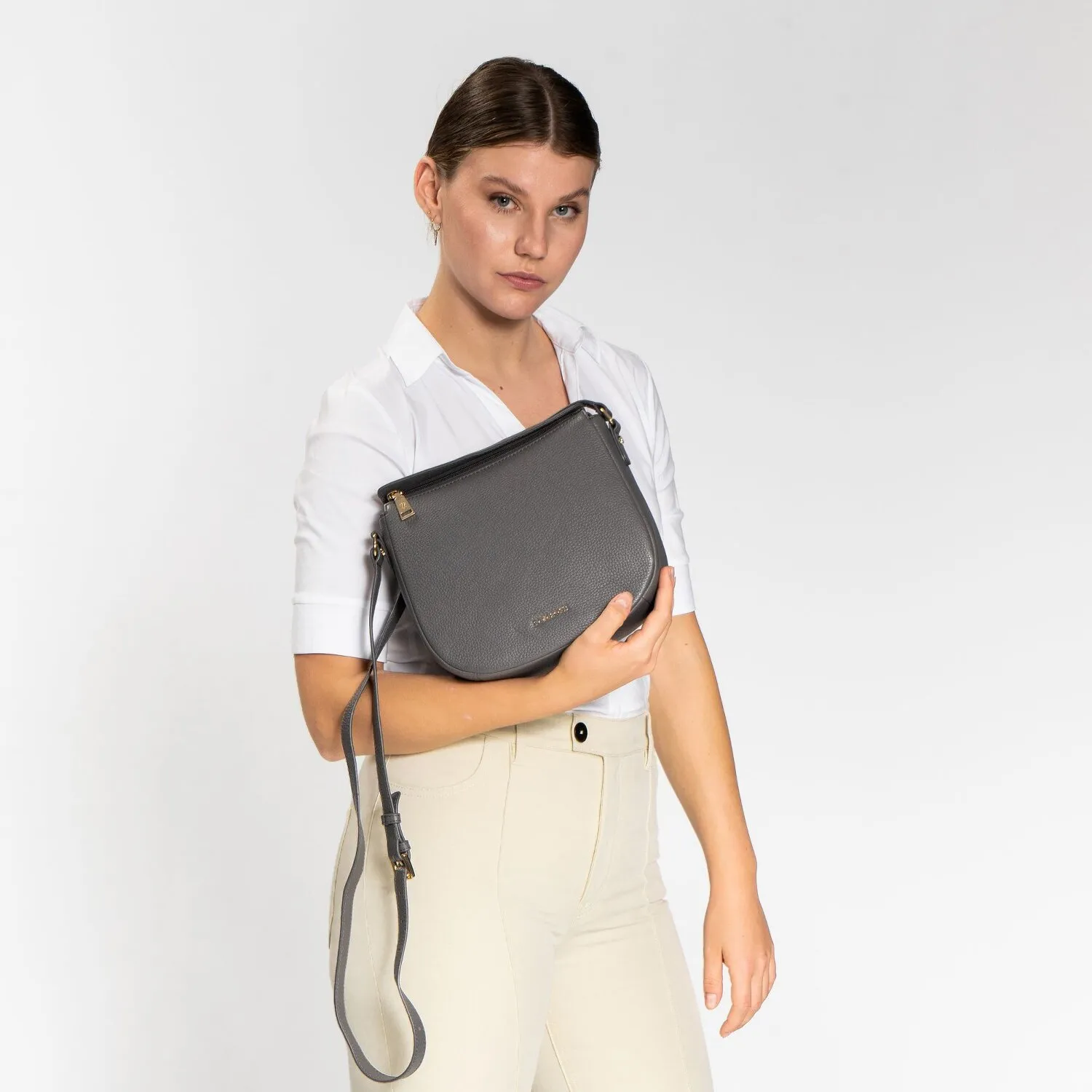 Lazarotti Bologna Leather Borsa a tracolla Pelle 25 cm