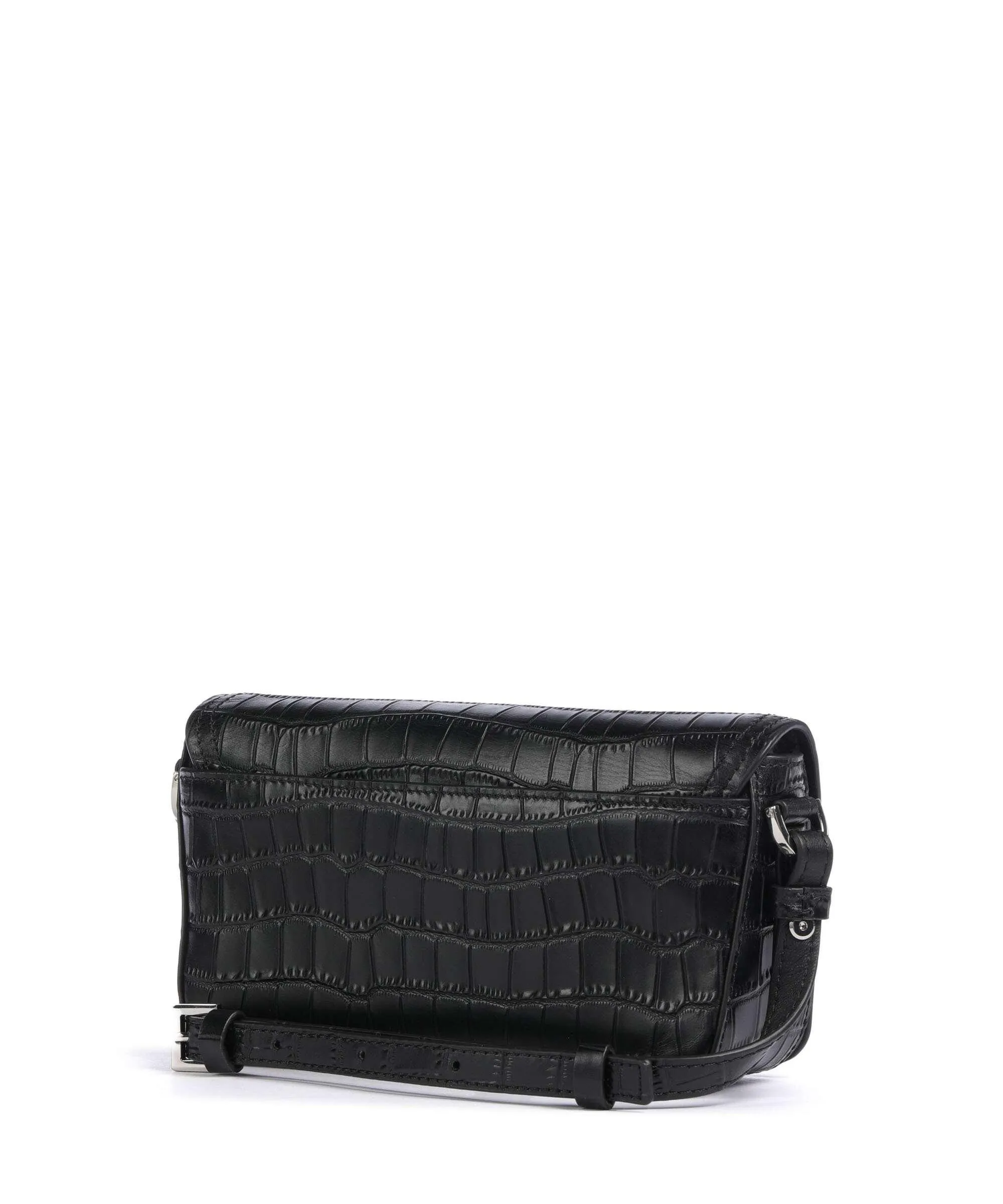  Liebeskind Chudy Croco S Borsa a tracolla pelle in rilievo nero  