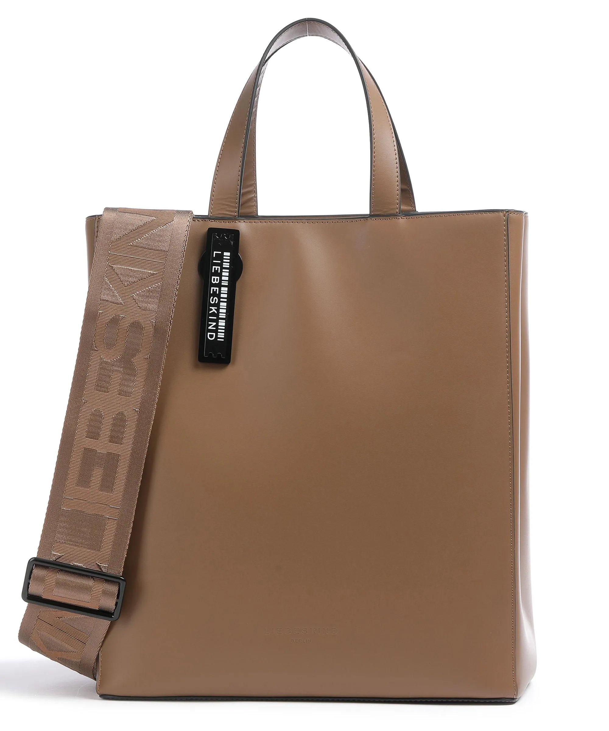  Liebeskind Paper Bag Carter M Borsa a mano pelle liscia marrone  