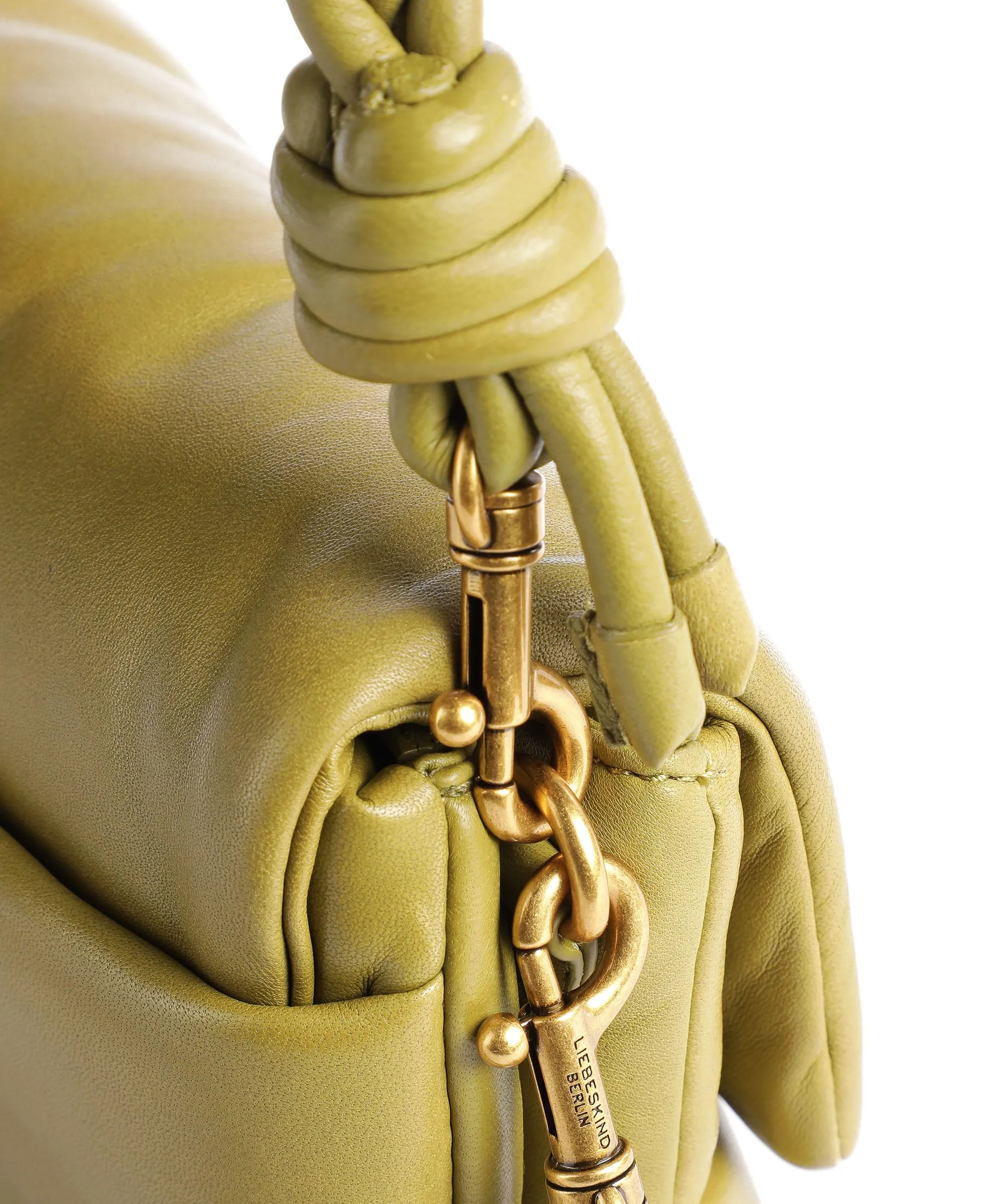  Liebeskind Patty S Borsa a spalla pelle di pecora verde-oliva  