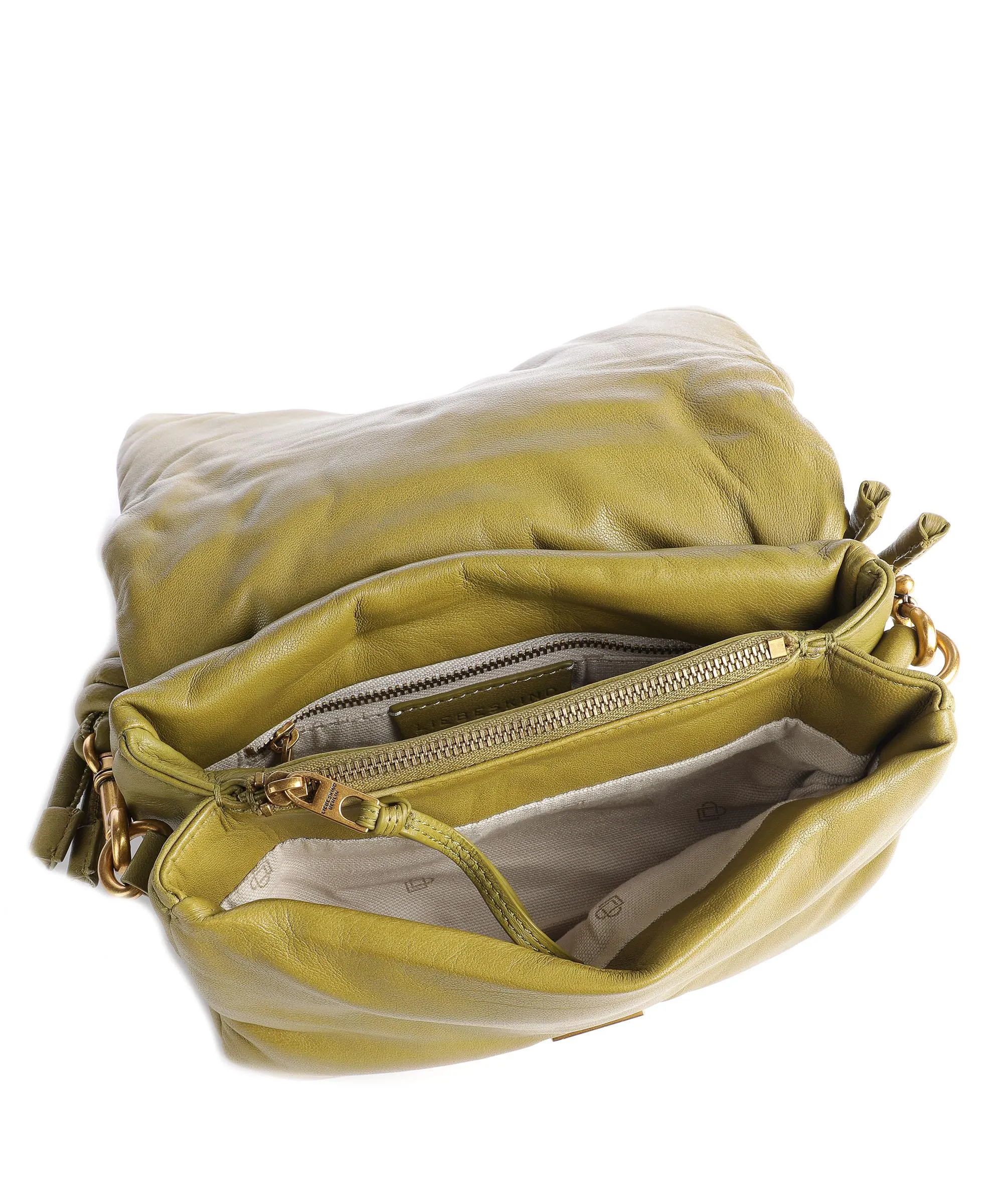  Liebeskind Patty S Borsa a spalla pelle di pecora verde-oliva  