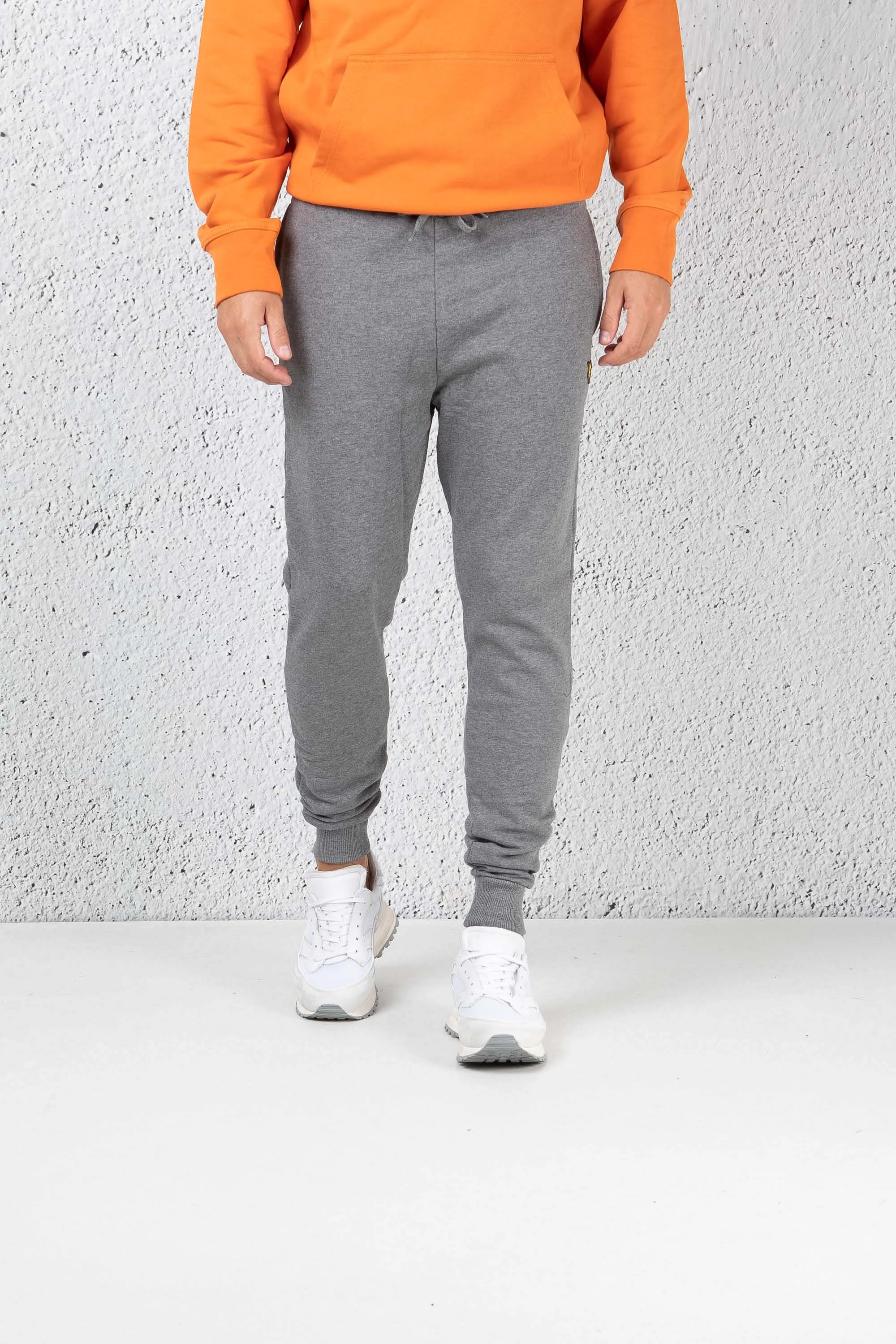 Lyle & Scott Pantalone In Felpa Grigio Uomo