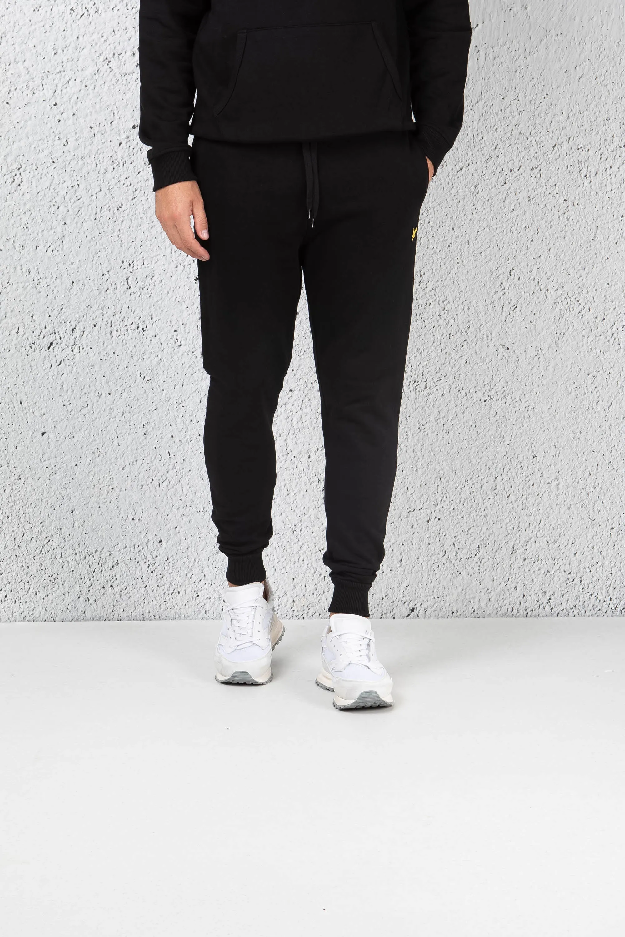 Lyle & Scott Pantalone In Felpa Nero Uomo