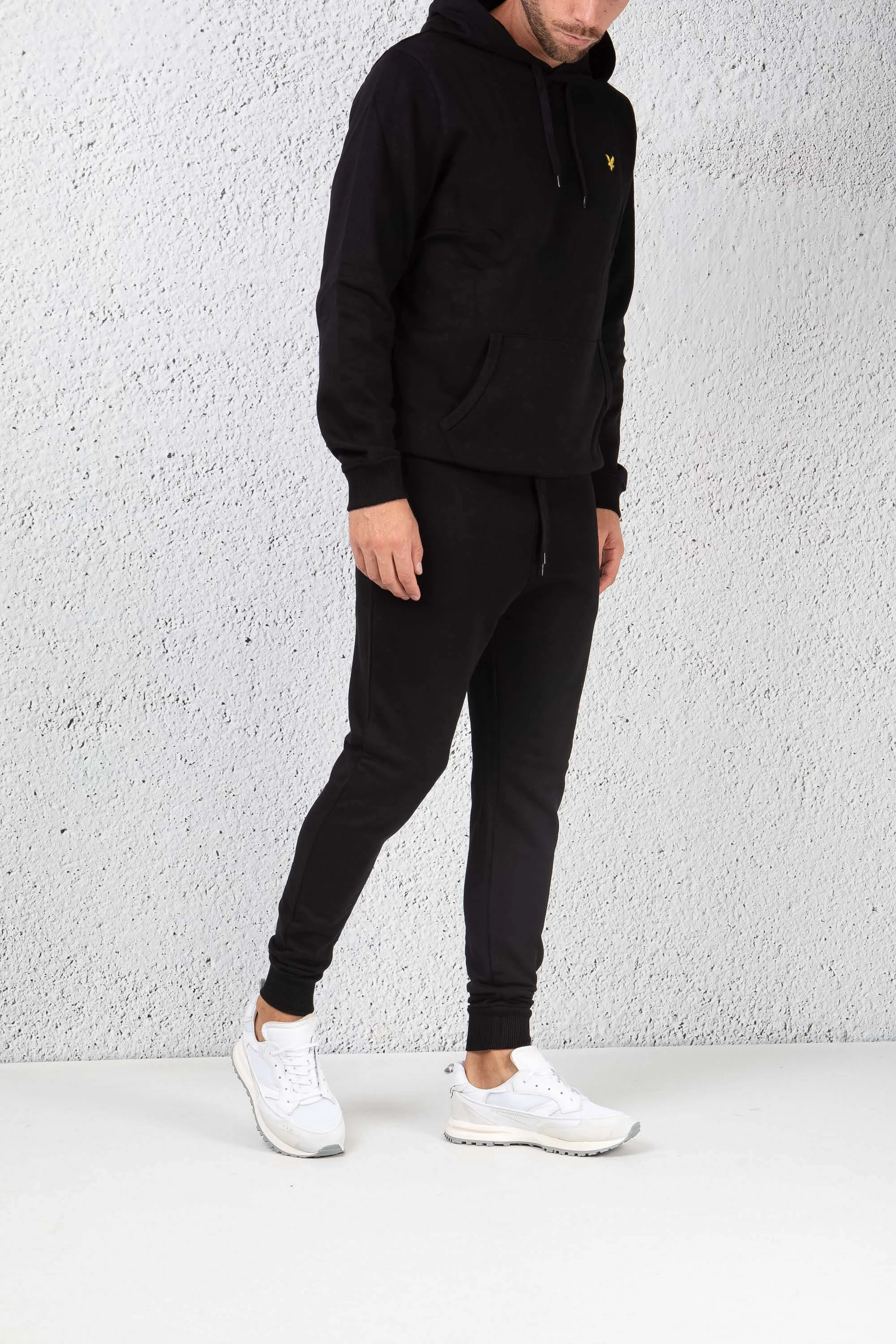 Lyle & Scott Pantalone In Felpa Nero Uomo