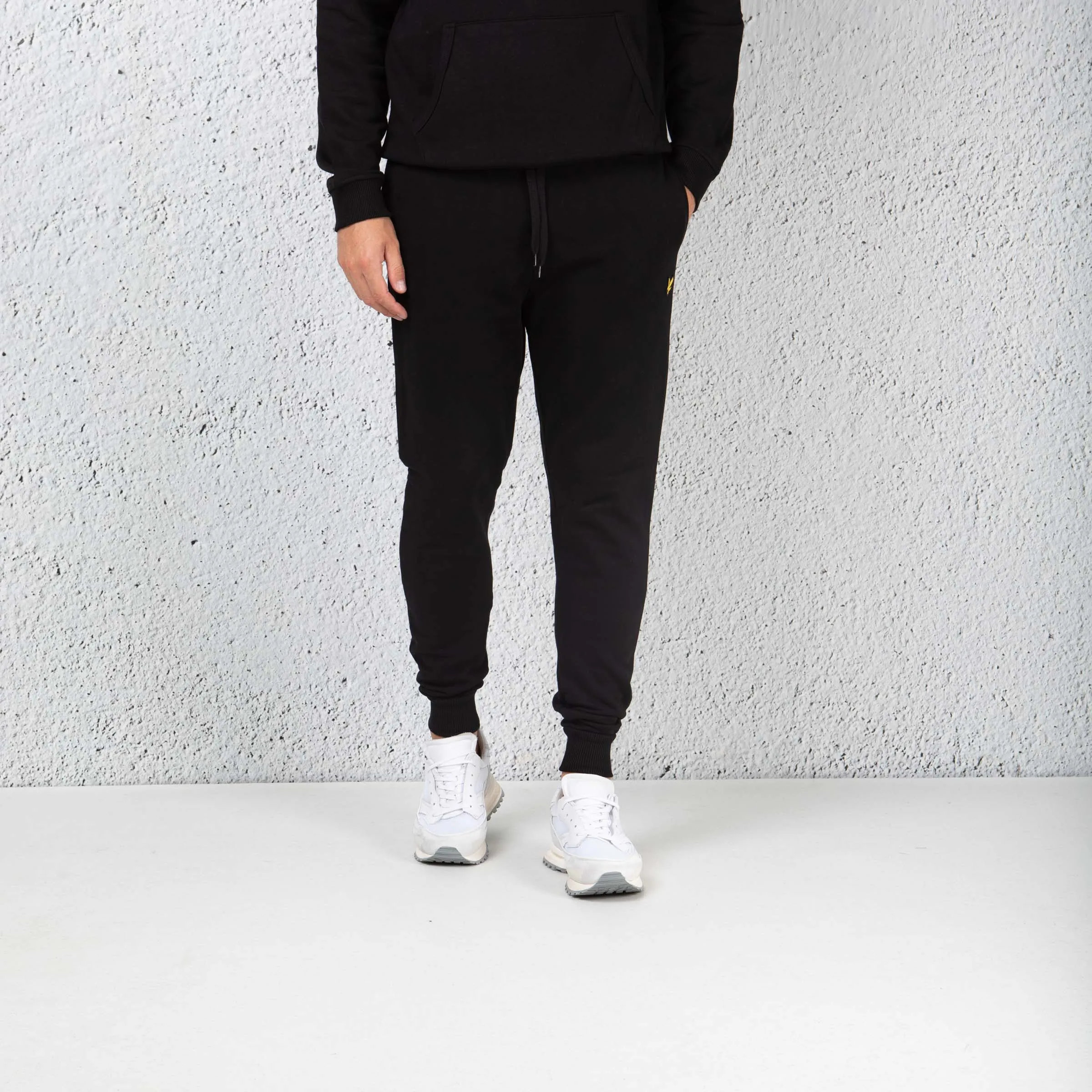 Lyle & Scott Pantalone In Felpa Nero Uomo