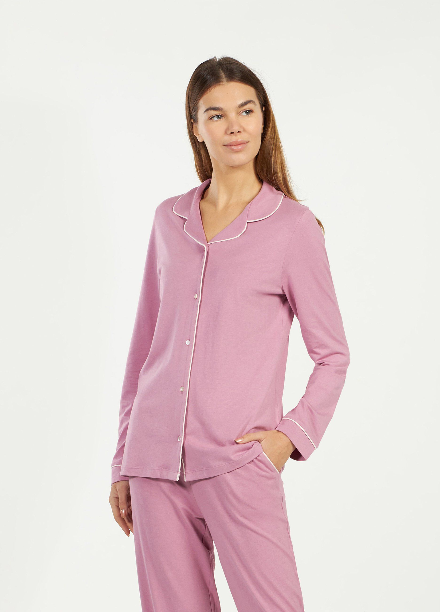Maglia pigiama a manica lunga donna