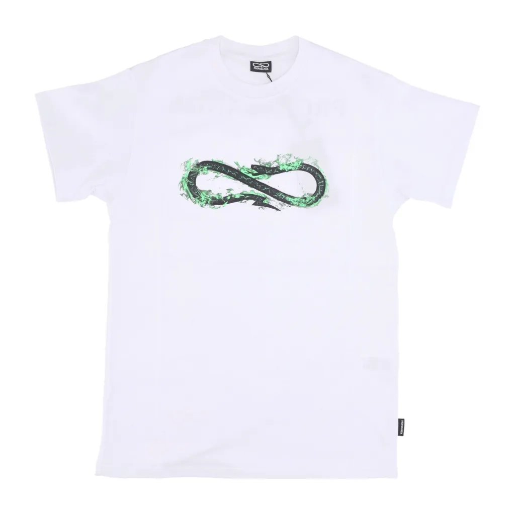 maglietta uomo logo fire tee WHITE