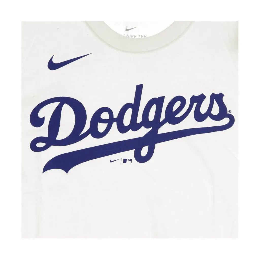 maglietta uomo mlb wordmark t-shirt losdod WHITE/ORIGINAL TEAM COLORS