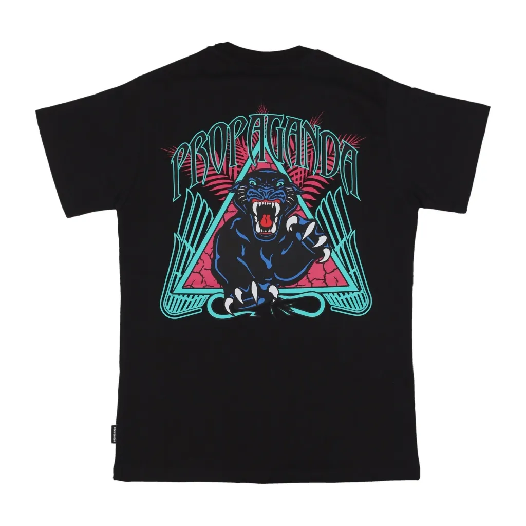 maglietta uomo triangle panther tee BLACK