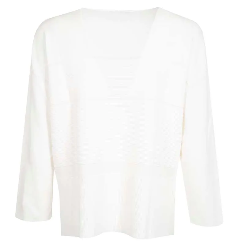 Maglione bianco a righe Ala 