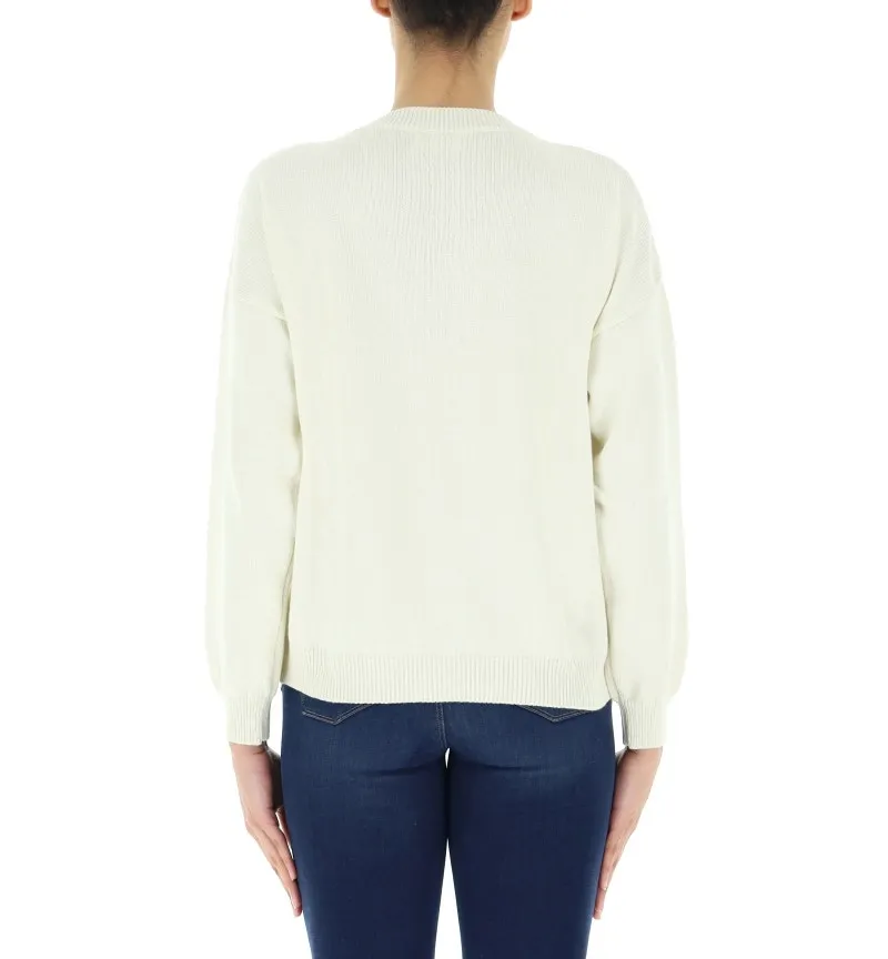 Maglione con ricamo