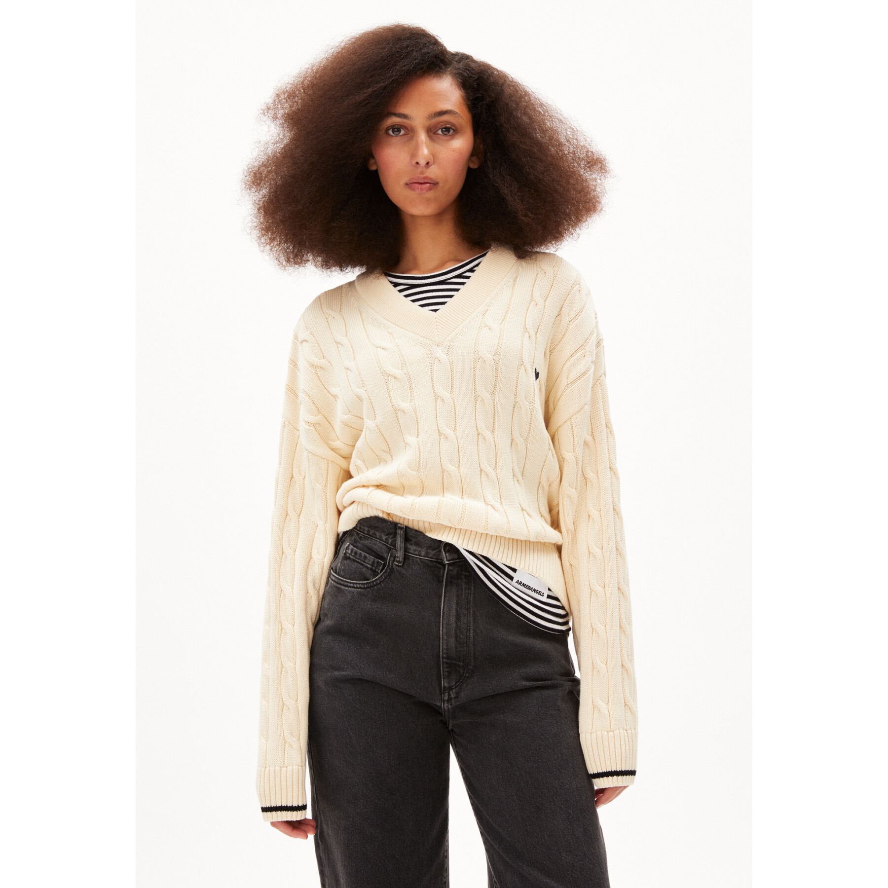 Maglione da donna ARMEDANGELS Caarlas Cotton