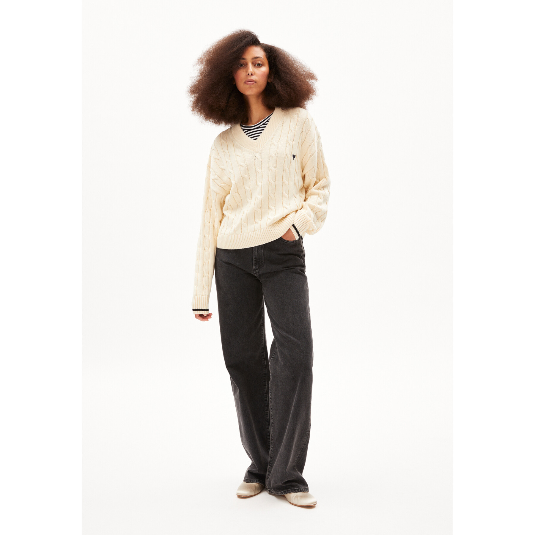 Maglione da donna ARMEDANGELS Caarlas Cotton