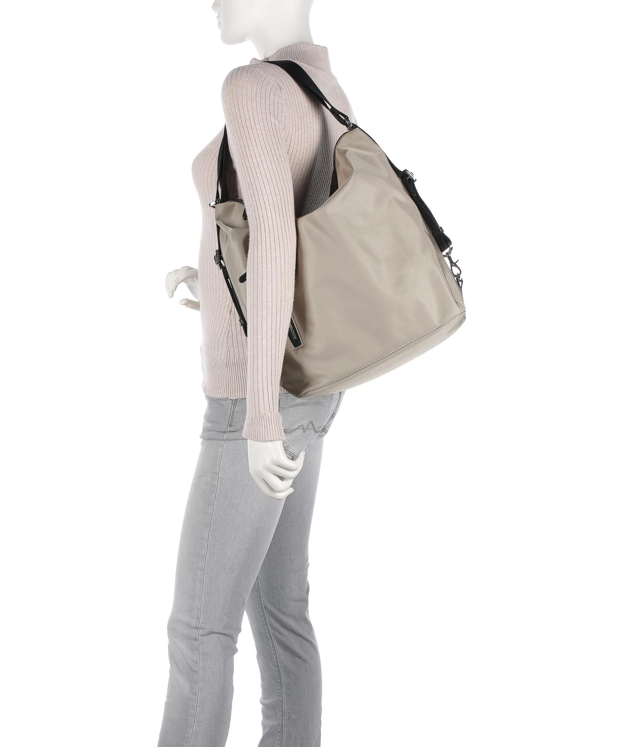  Mandarina Duck Hunter Borsa a zainetto nylon taupe  