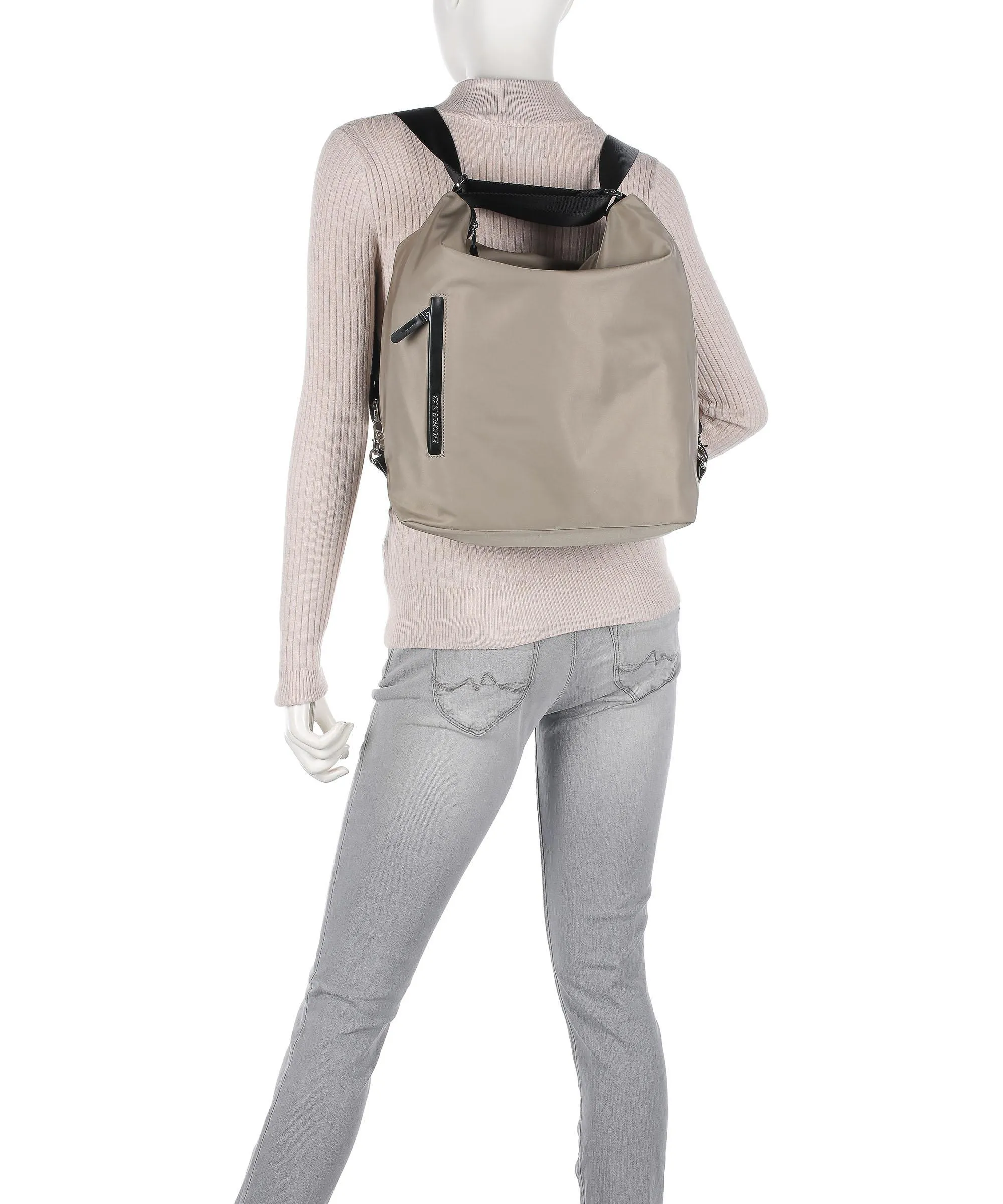  Mandarina Duck Hunter Borsa a zainetto nylon taupe  