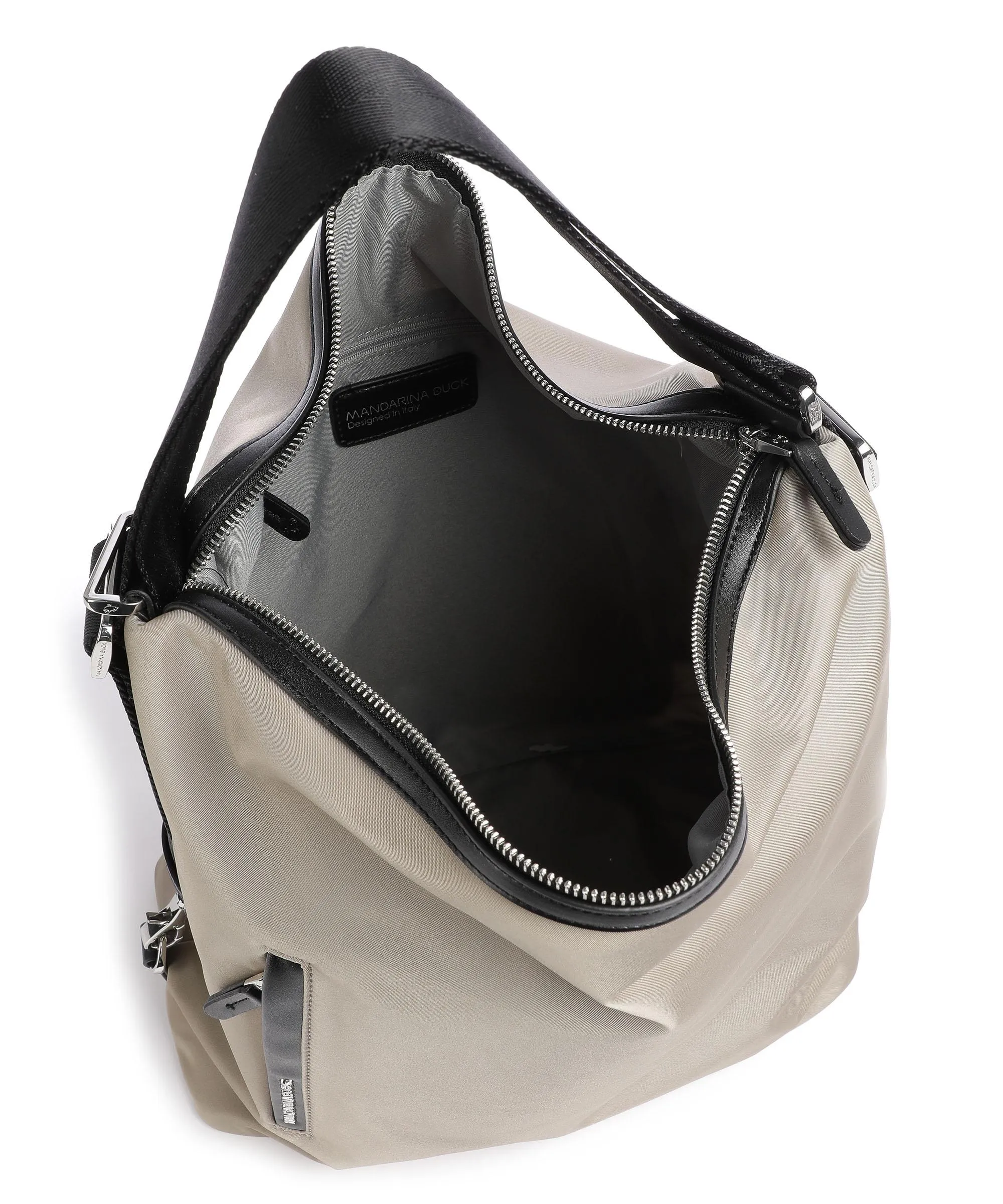  Mandarina Duck Hunter Borsa a zainetto nylon taupe  