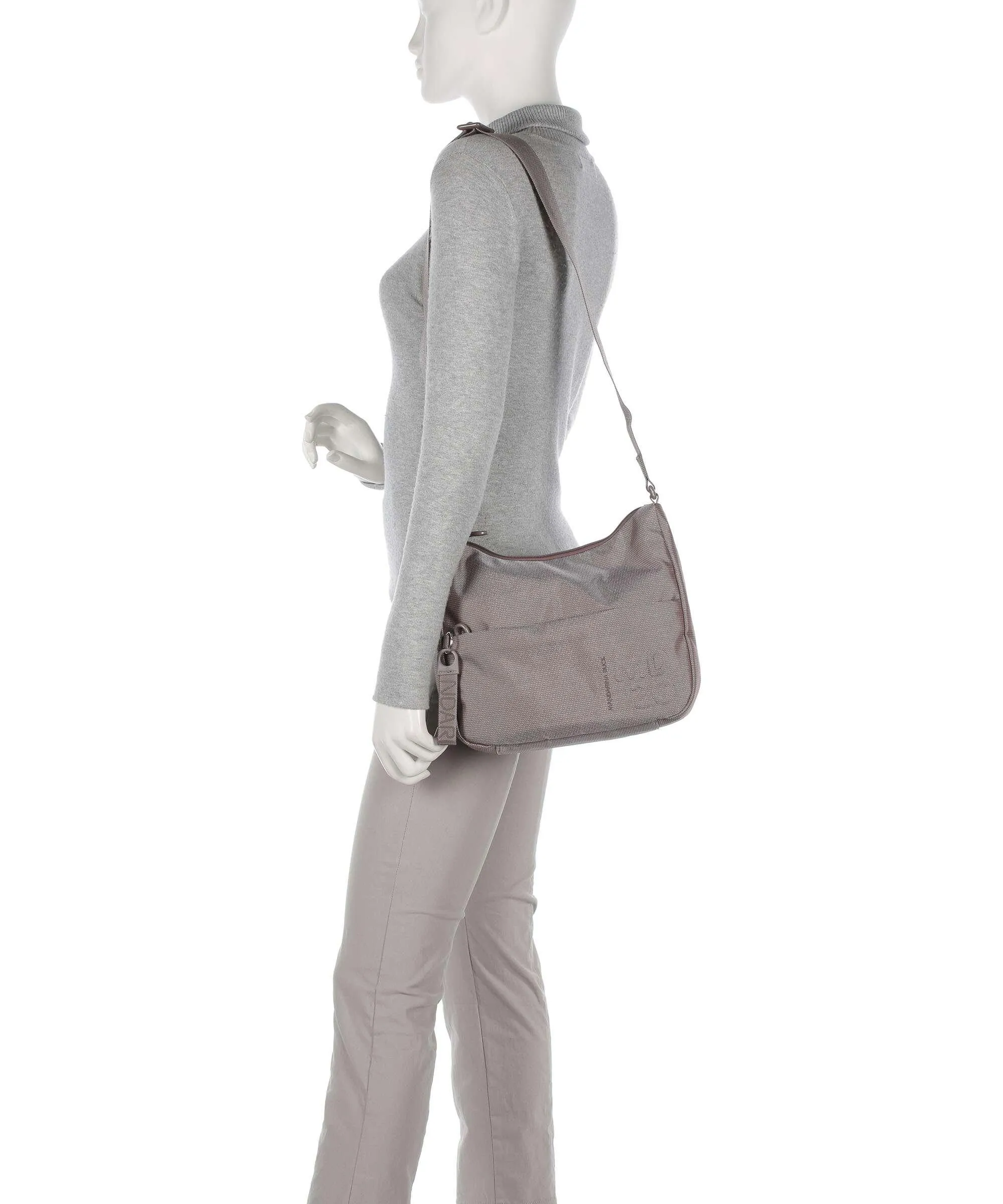  Mandarina Duck MD20 Borsa a spalla poliestere taupe  
