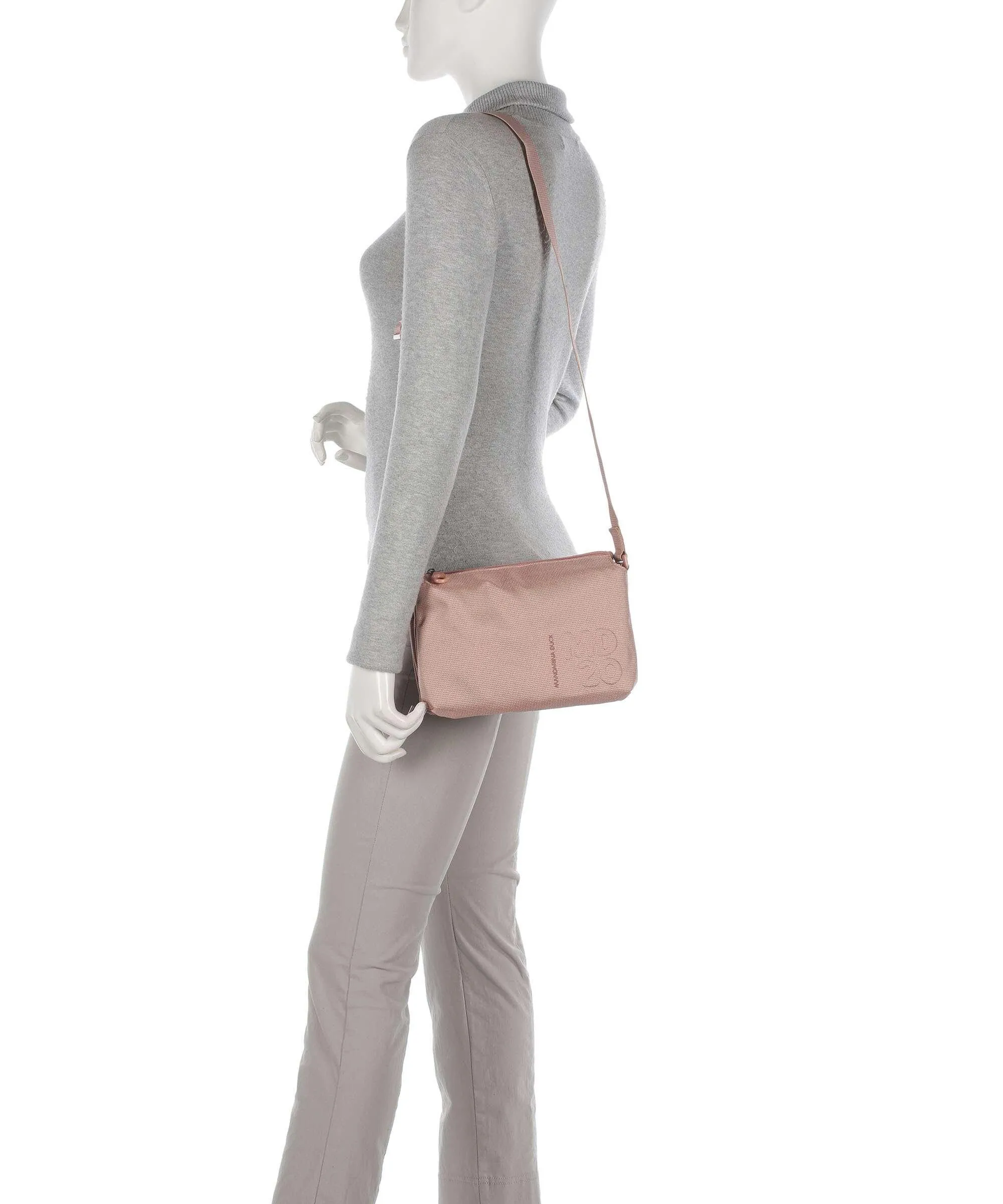  Mandarina Duck MD20 Borsa a tracolla poliestere rosa antico  