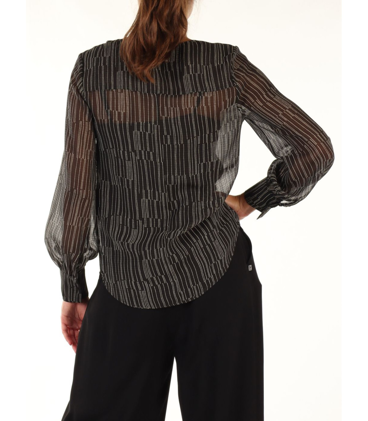 Manila Grace Donna Blusa Manica lunga