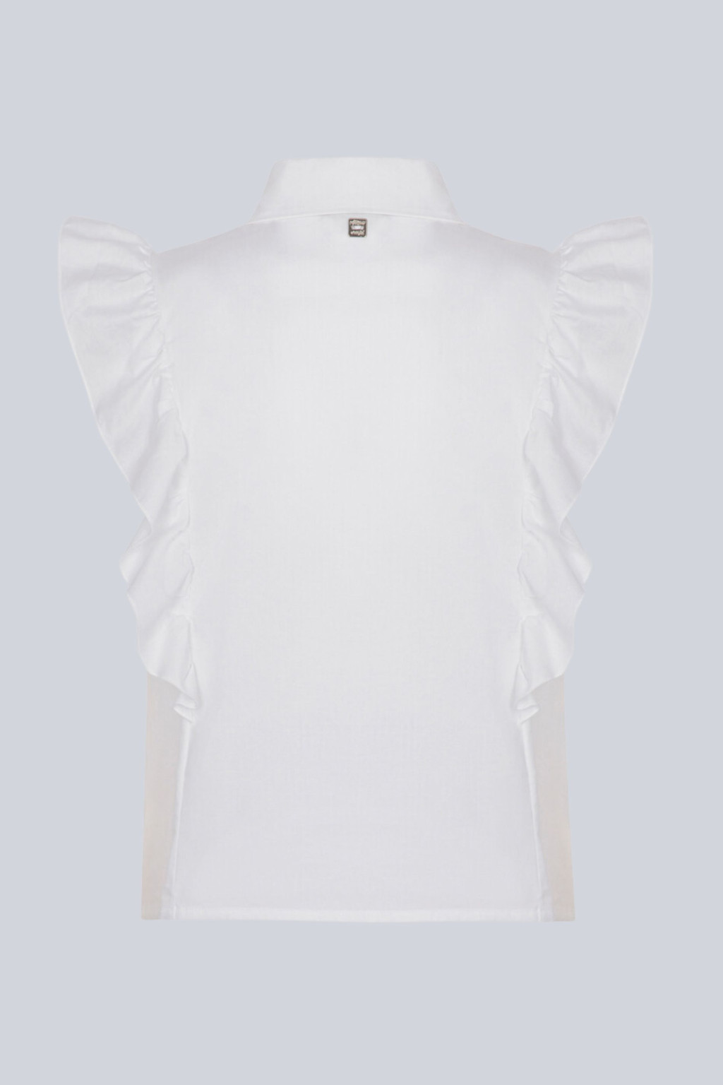MARKUP CAMICIA SMANICATA CON ROUCHES  BIANCO 663007