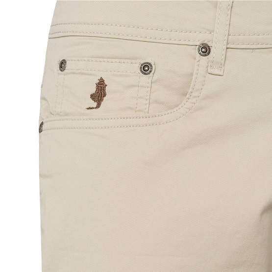 MCS pants 5 pockets uomo colore beige chiaro
