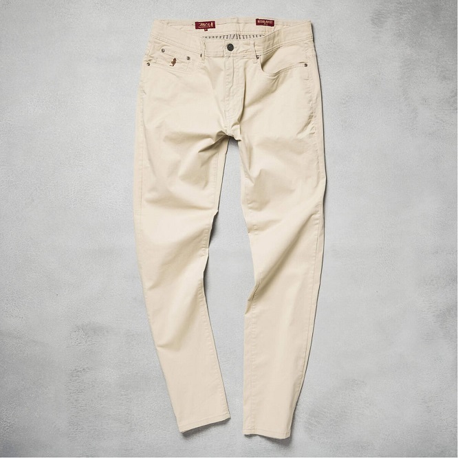MCS pants 5 pockets uomo colore beige chiaro