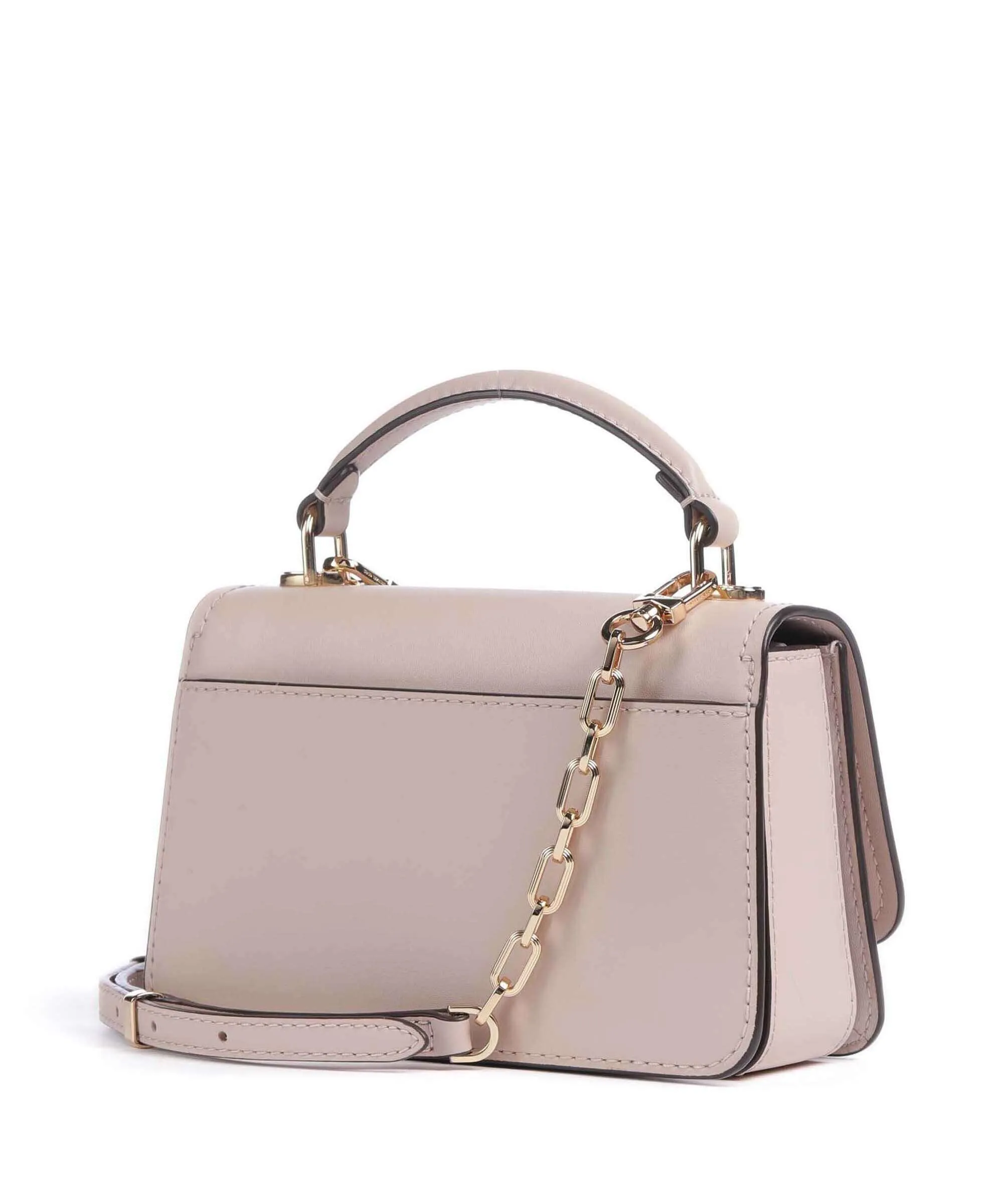  Michael Kors Delancey Borsa a tracolla pelle di vacchetta finemente grana rosa antico  