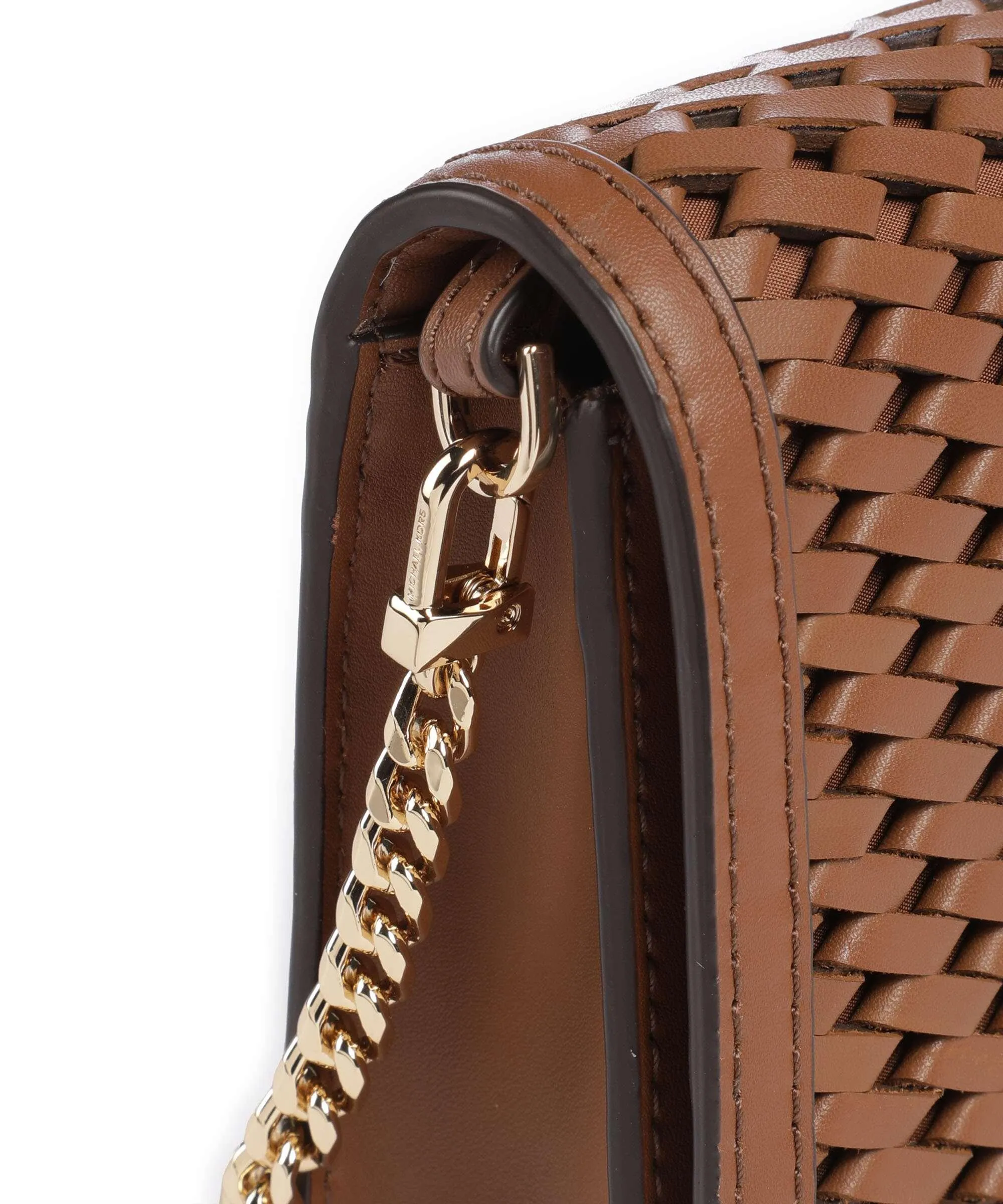  Michael Kors Jet Set Borsa a tracolla pelle di vacchetta finemente grana marrone  