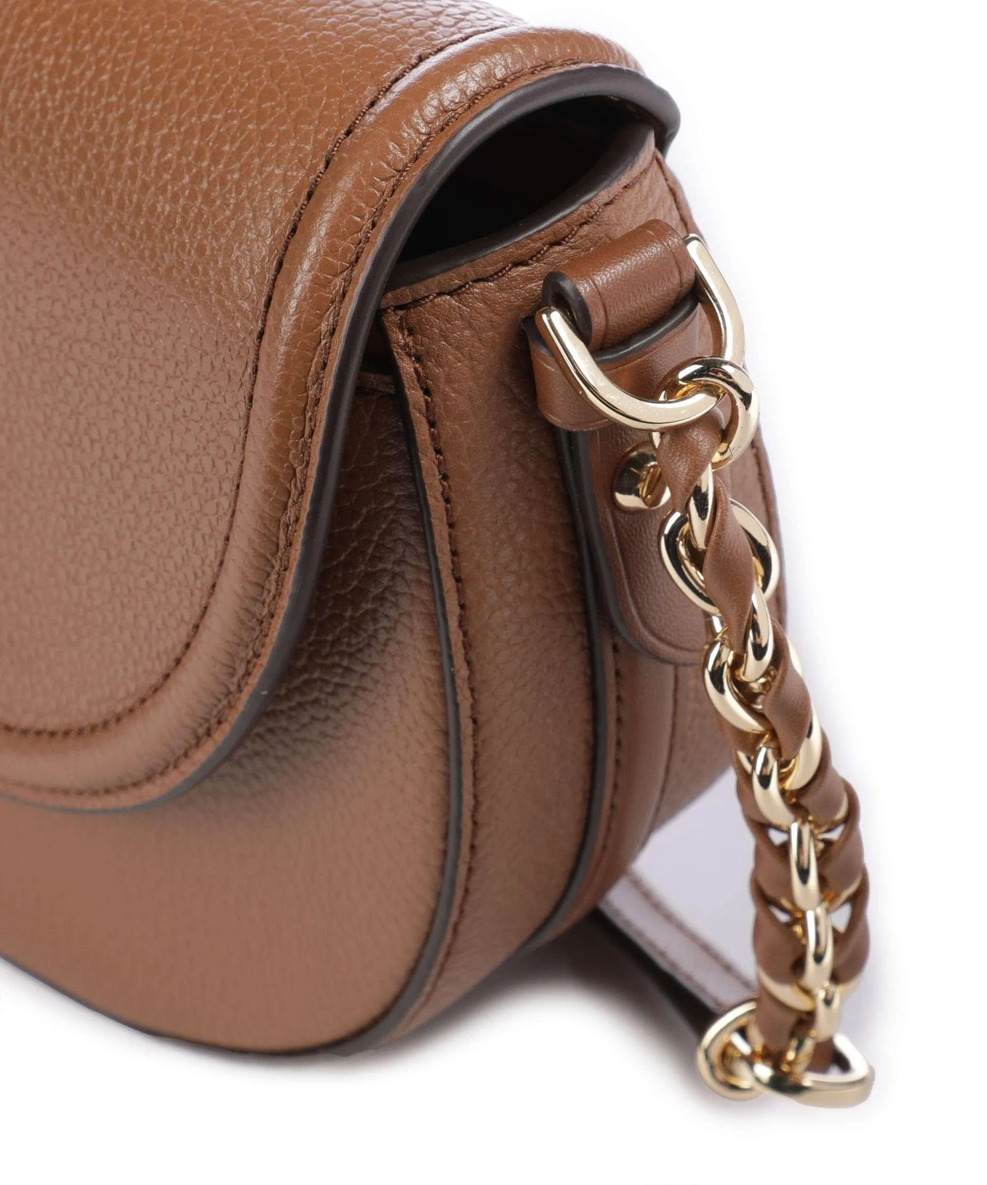  Michael Kors Jet Set Charm Borsa a tracolla pelle di vacchetta grana marrone  