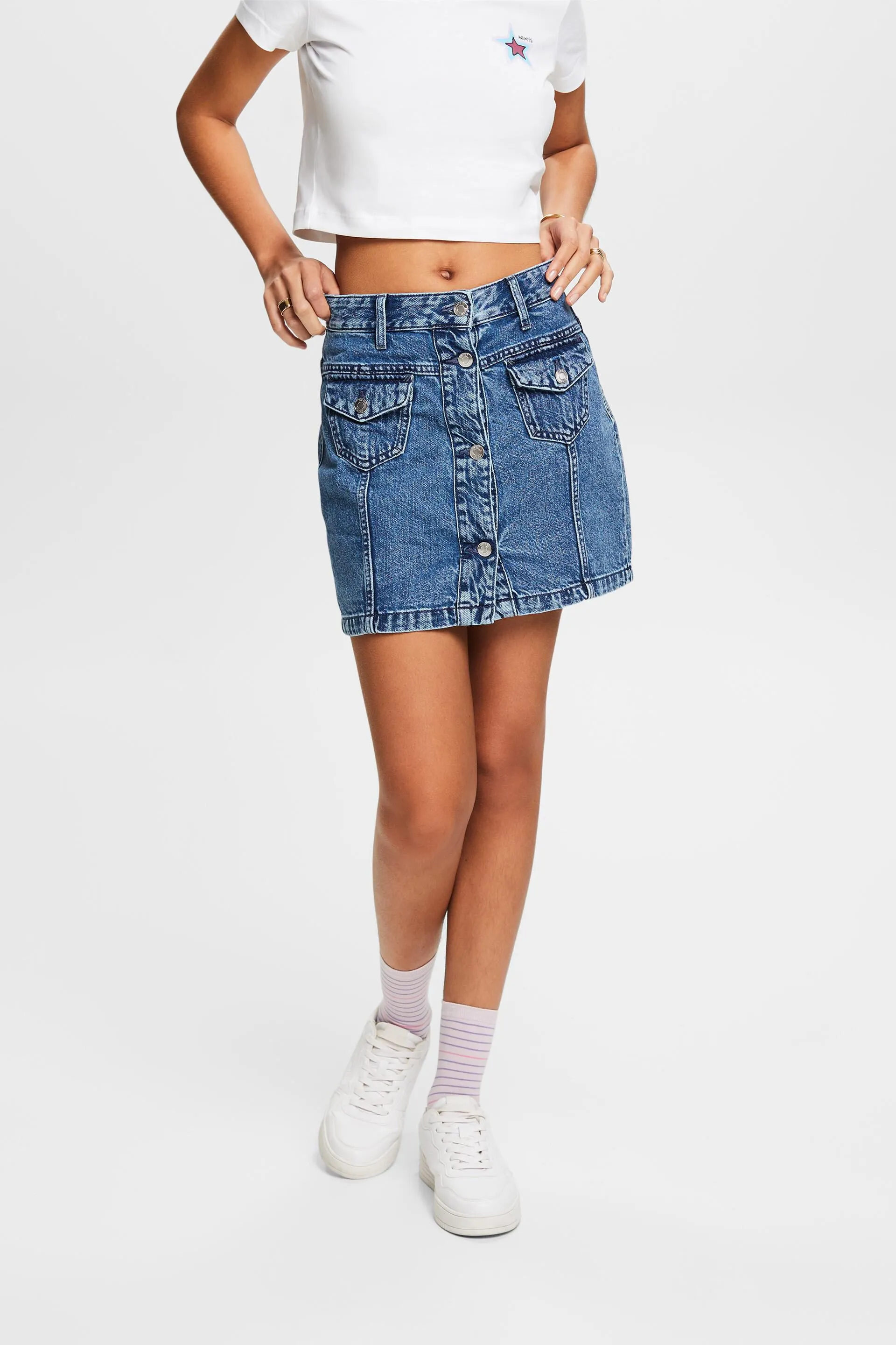 Minigonna in denim