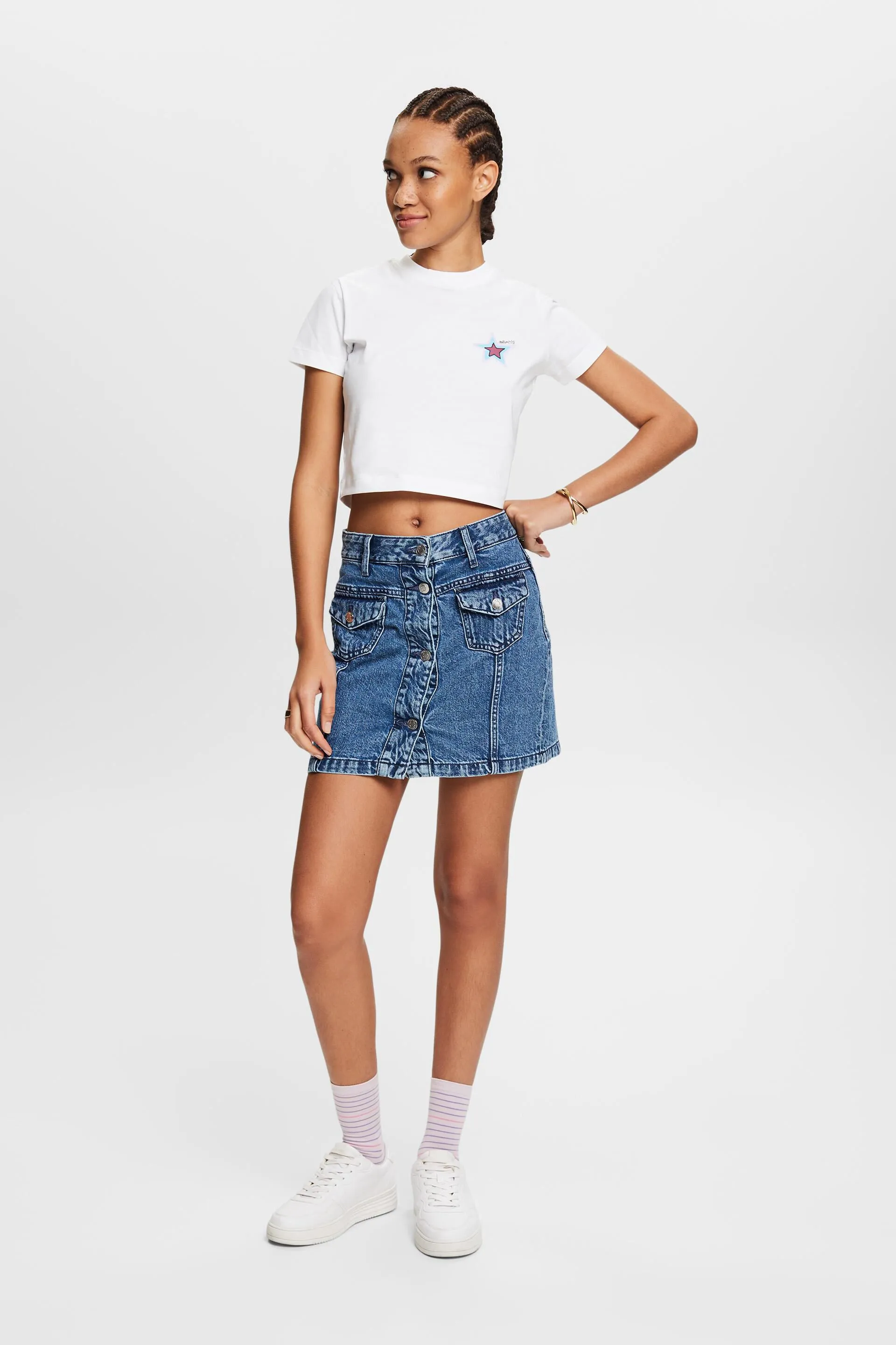 Minigonna in denim