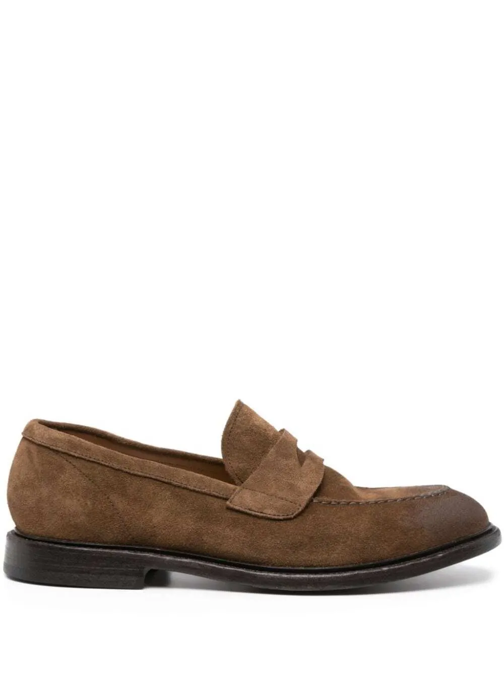 mocassini slip-on in pelle scamosciata