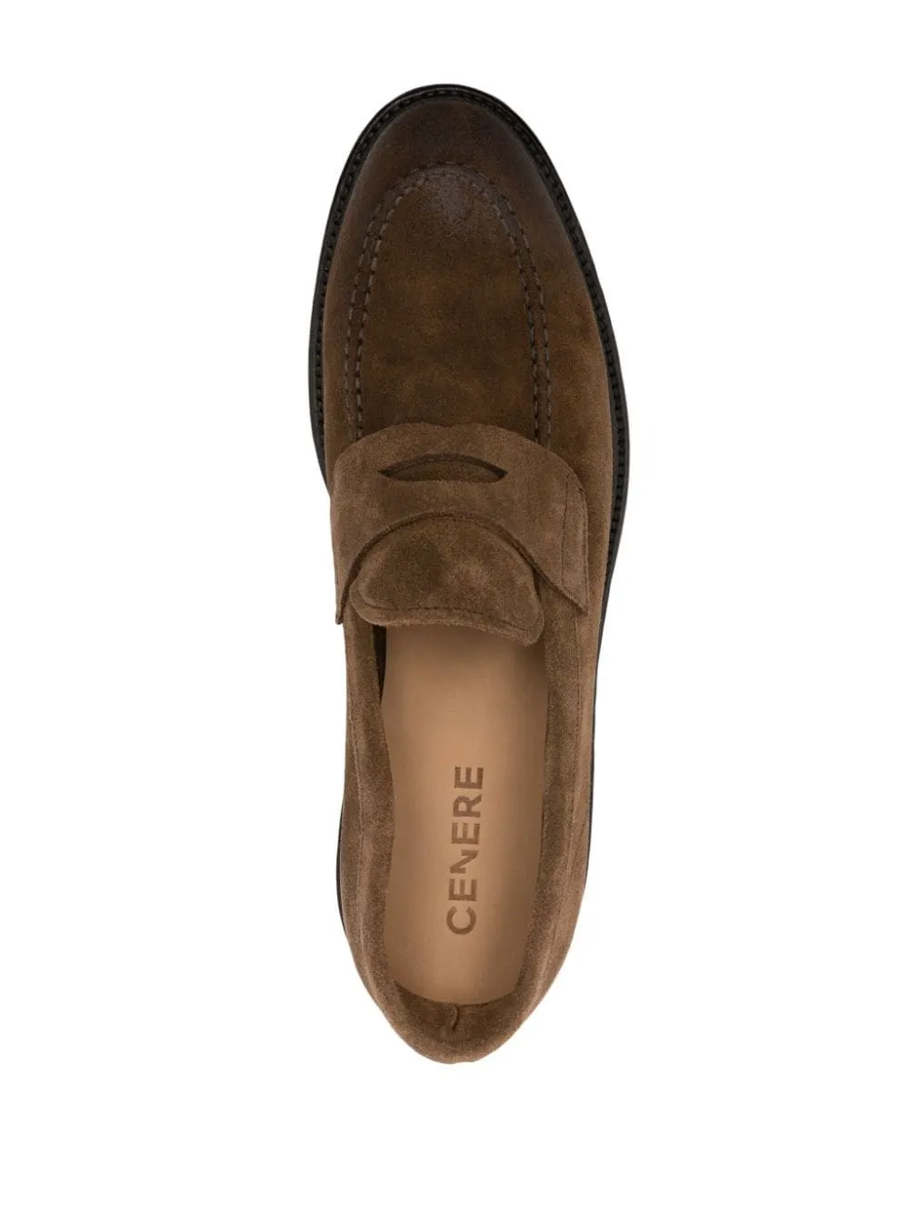 mocassini slip-on in pelle scamosciata