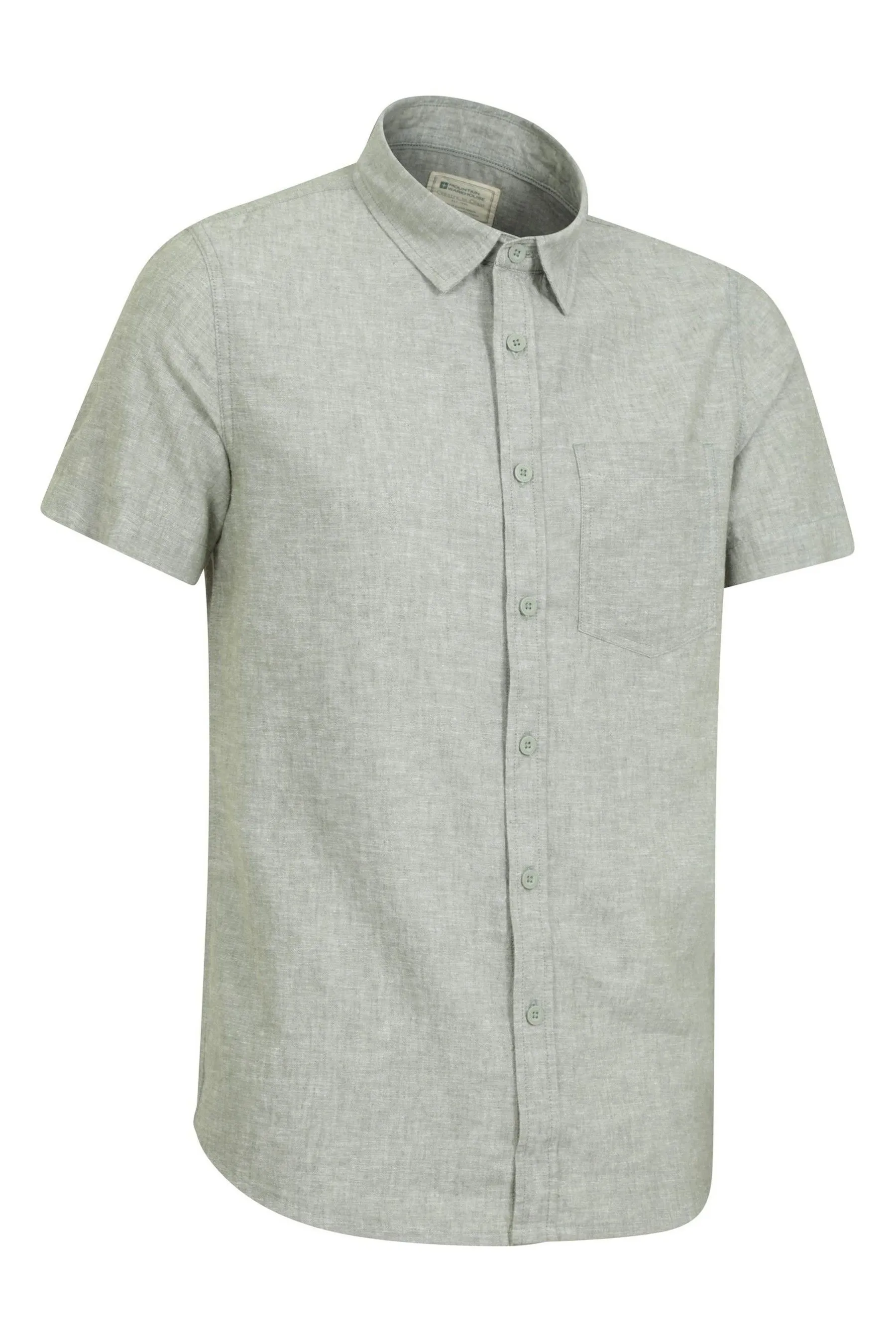 Mountain Warehouse Uomo - Lowe - Camicia in Blend lino e cotone    