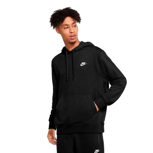 Nike Felpa Sportswear Club Uomo Nero